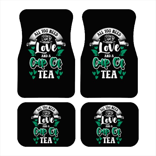 Tea Drinker Grandma Hot Tea Teas Car Mats