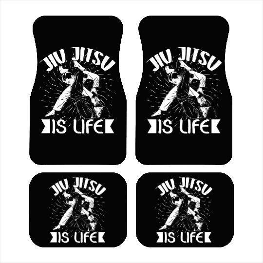 Jiu jitsu is life jujutsu martial arts mma combat Car Mats
