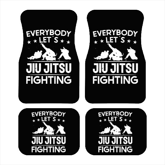 Jujutsu everybody lets jiu jitsu fighting mma Car Mats