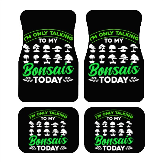 Bonsai Tree Owner Gift Bonsai Tree Gardening Car Mats