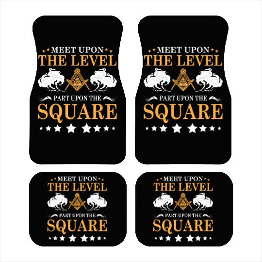 Conspiracy Theories Conspiracy Theorist Freemason Car Mats