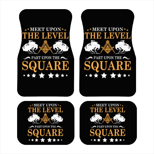 Conspiracy Theories Conspiracy Theorist Freemason Car Mats