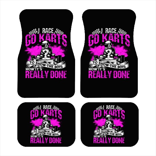 Go Kart Racer Pit Crew Car Racing Karting Car Mats