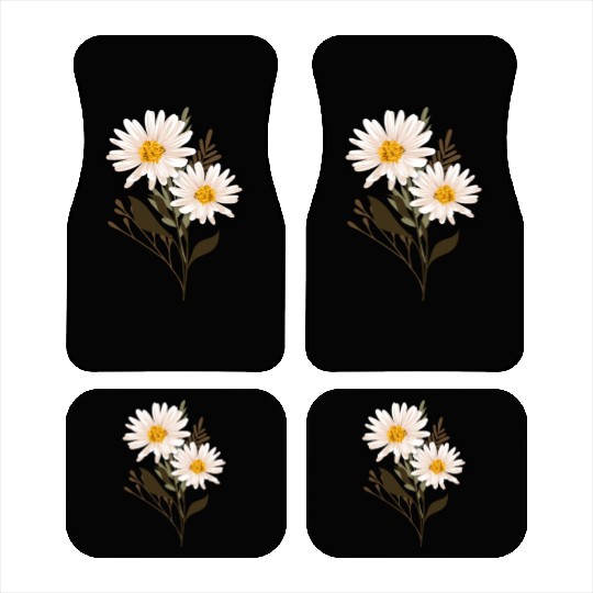 Marguerites Daisy Summer Daisies Flower Garden Car Mats