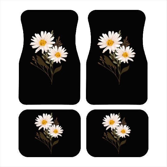 Marguerites Daisy Summer Daisies Flower Garden Car Mats