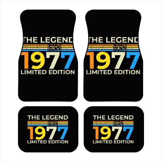 The Legend 1977 Born Limited Edition Car Mats