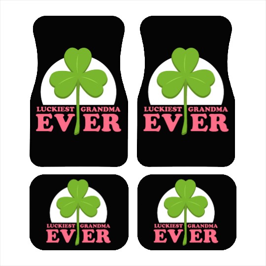 Luckiest Grandma St. Patricks Day Car Mats
