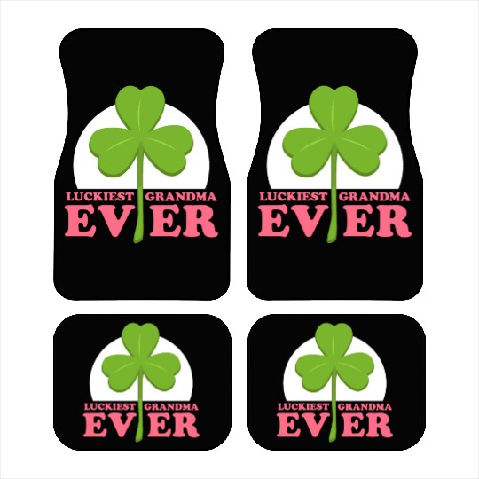 Luckiest Grandma St. Patricks Day Car Mats