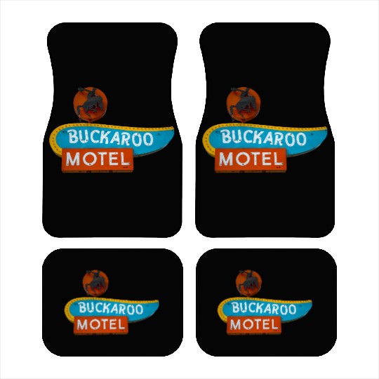 Buckaroo Motel Sign Route 66 Tucumcari New Mexico Car Mats