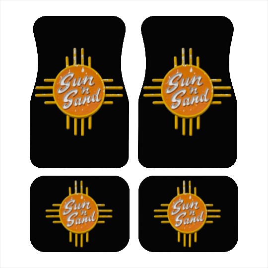 Sun N Sand Motel Sign Route 66 Santa Rosa NM Car Mats