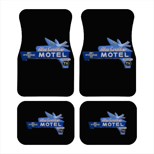 Blue Swallow Motel Route 66 Neon Tucumcari NM Car Mats