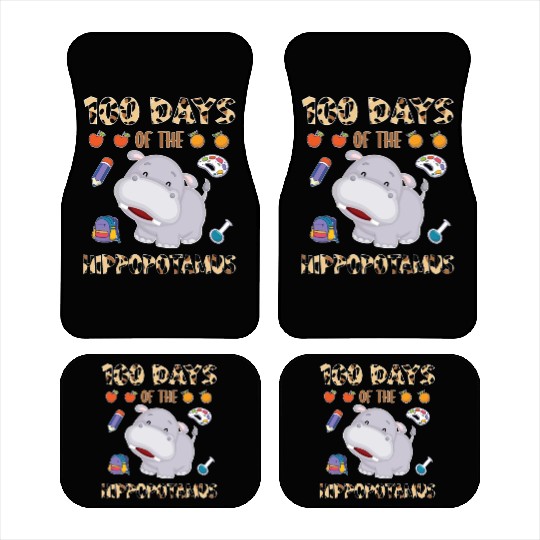 100 Day Of The Hippopotamus Cheetah Leopard Car Mats