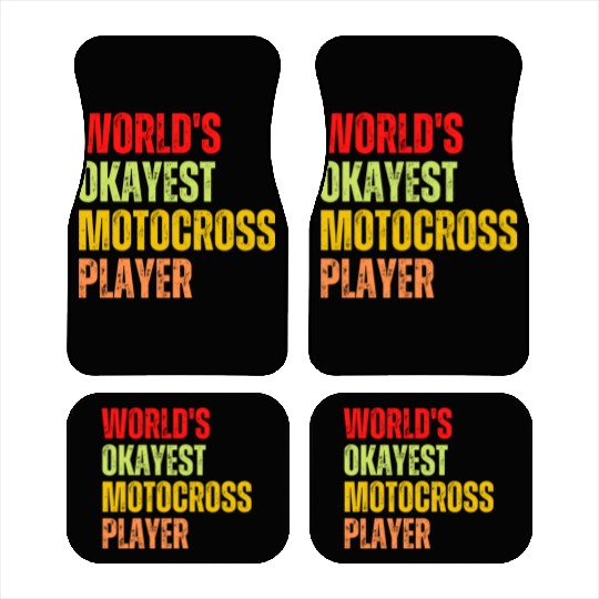 World's Okayest Pickleball Player Funny Sport Car Mats