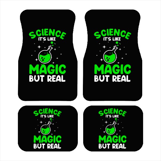 Cool Science For Men Women Science Is Real Magic Car Mats