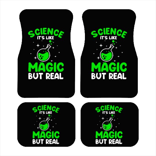Cool Science For Men Women Science Is Real Magic Car Mats