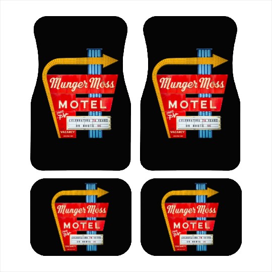 Munger Moss Motel Sign Route 66 Lebanon MO Car Mats
