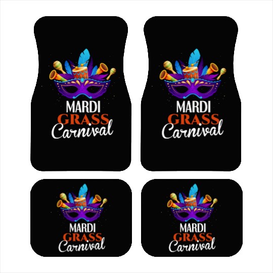 Mardi grass Carnival Car Mats