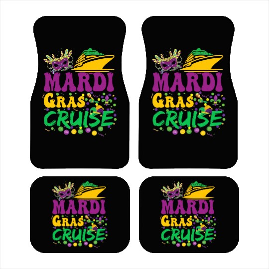 Mardi Gras Cruise Cruising Mask Cruise Ship Party Car Mats