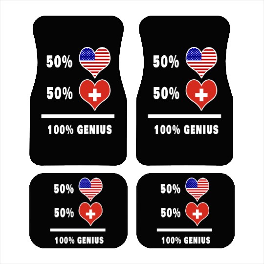 USA and Switzerland 100% genius Car Mats