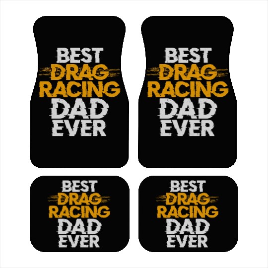 Drag Racing Race Car Dad Vintage Car Mats