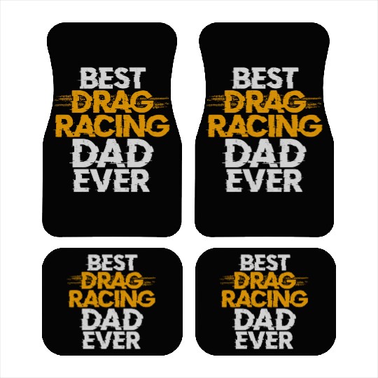 Drag Racing Race Car Dad Vintage Car Mats