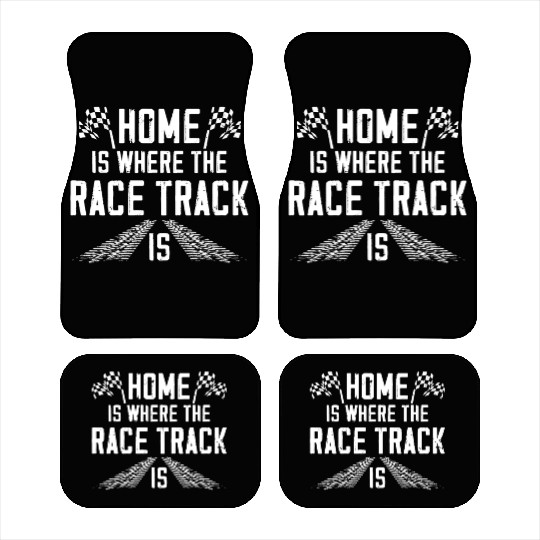 Drag Racing Race Car Vintage Home Car Mats