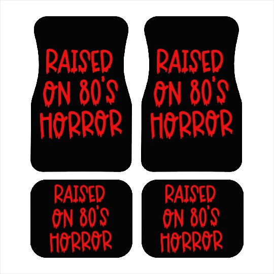 Raised On 80's Horror Car Mats