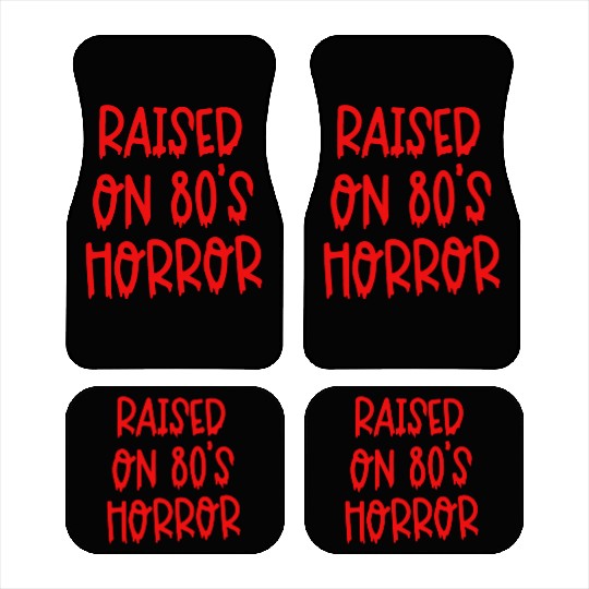 Raised On 80's Horror Car Mats