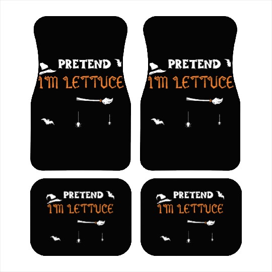 Pretend I'm Lettuce - Halloween Car Mats