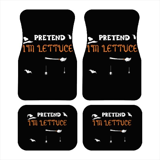 Pretend I'm Lettuce - Halloween Car Mats