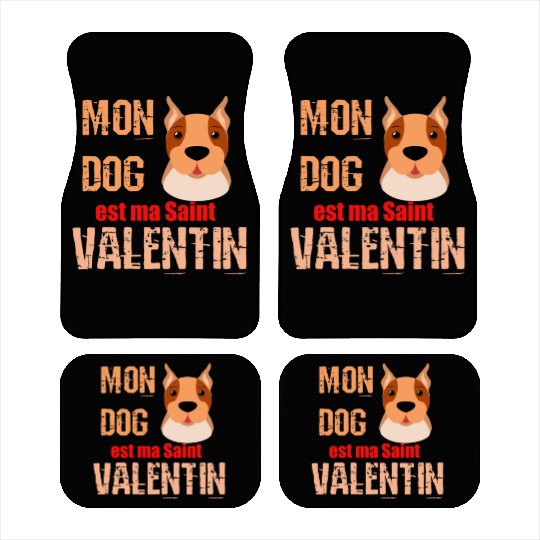 Copy of my dog is my valentine day 2022869 Car Mats