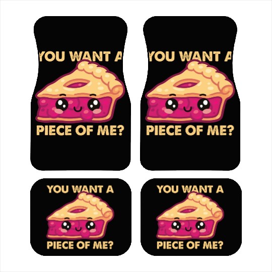You Want A Piece Of Me Kawaii Pumpkin Pie Lovers Car Mats