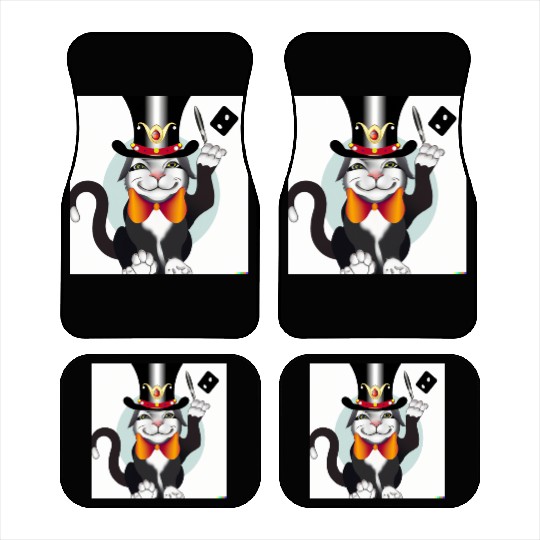 Cat joker Playing Cards | Gifts for Cat Lovers Car Mats