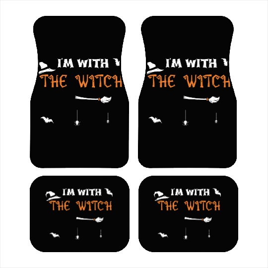 I'm With The Witch - Halloween Car Mats