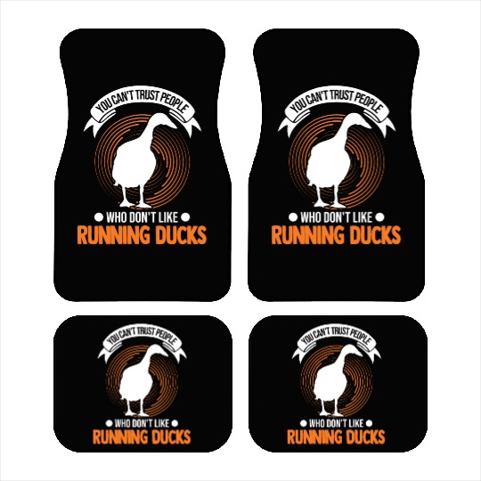 Indian Runner Gift Running Duck Car Mats
