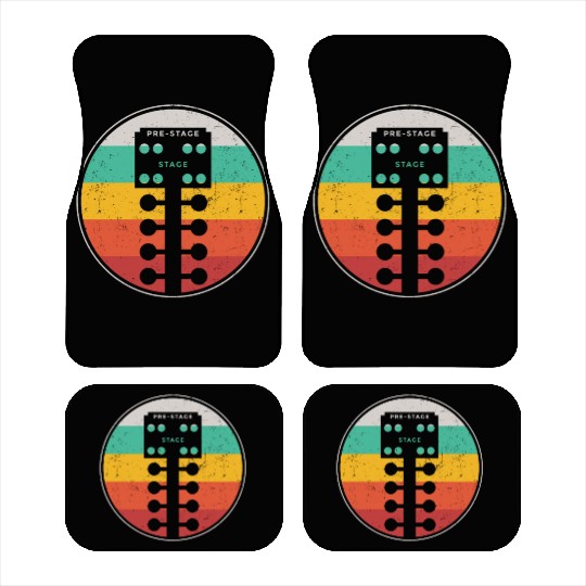 Drag Racing Race Car Retro Vintage Car Mats