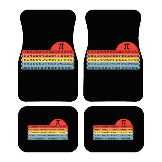 Pi Day Car Mats