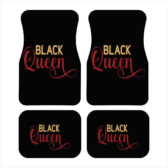 Black queen Car Mats