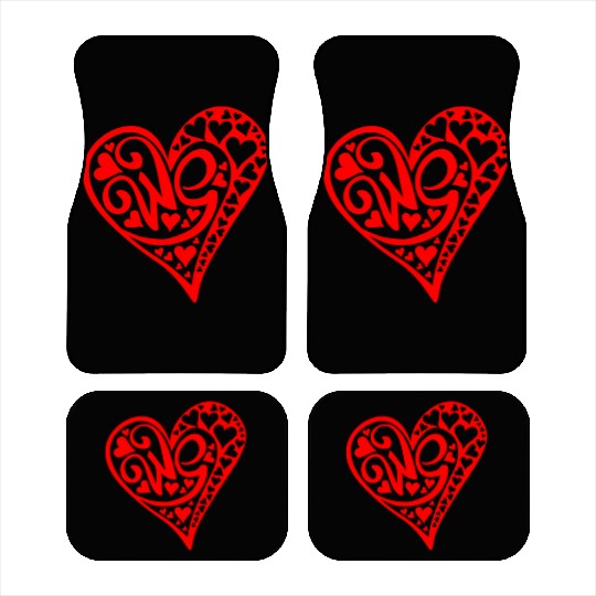 Galentines Day Red Heart We Valentines Day2 Car Mats