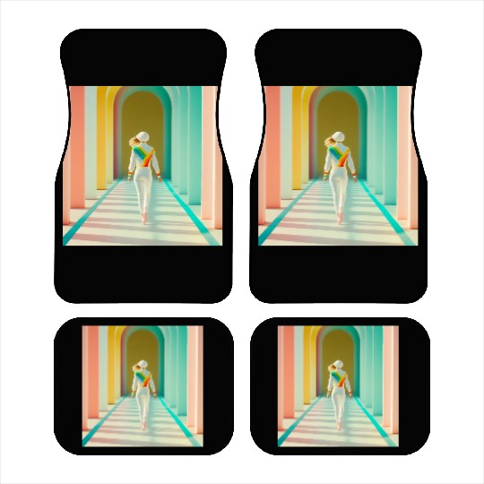 Independent Woman Picture Car Mats