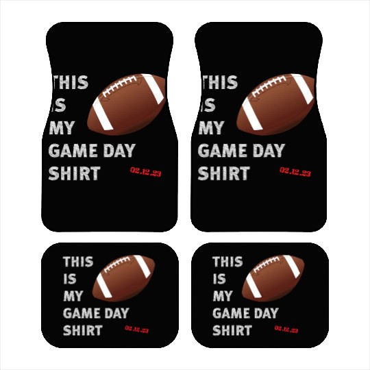 This Is My Game Day Car Mats