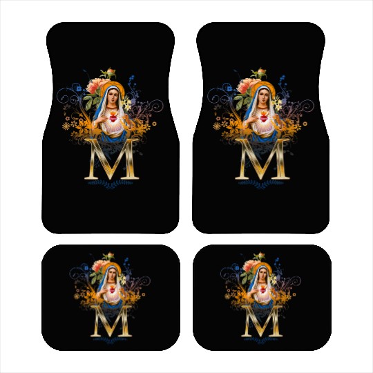 Immaculate Heart of Mary Devotion Gifts Catholic B Car Mats