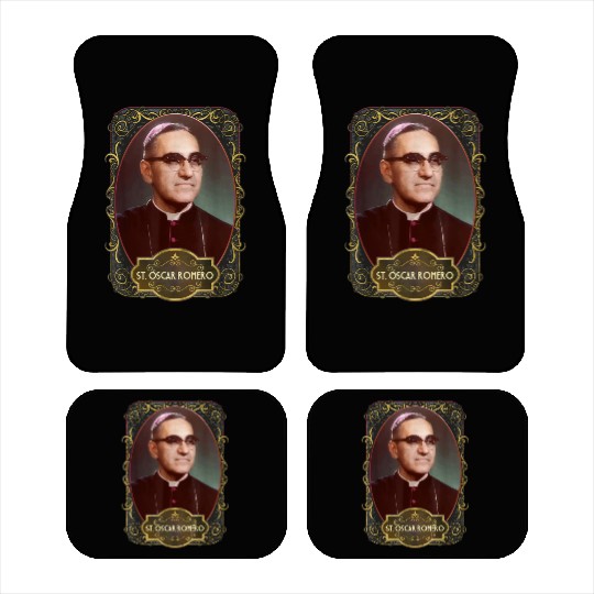 Saint Oscar Romero El Salvador Catholic Saint Mons Car Mats