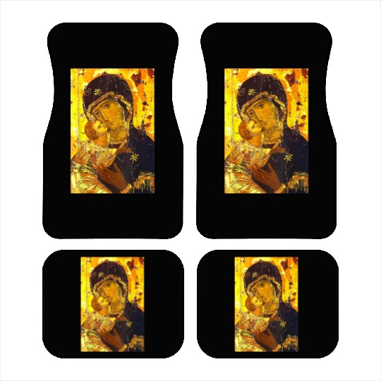 Theotokos Icon Our Lady of Vladamir Mother God Vir Car Mats