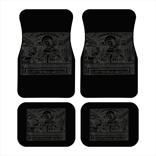 St Thomas Aquinas Patron Saint Students Catholic S Car Mats