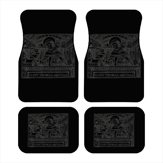 St Thomas Aquinas Patron Saint Students Catholic S Car Mats
