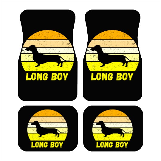 Dachshund Long Boy Car Mats