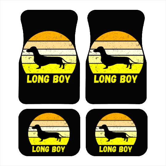 Dachshund Long Boy Car Mats