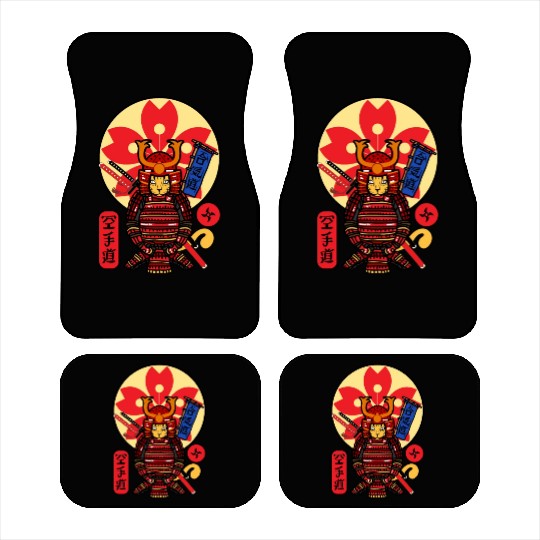 Samurai Cat Car Mats
