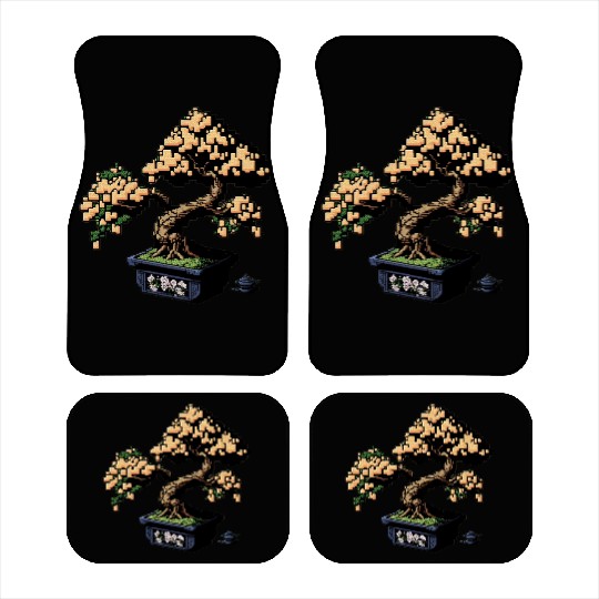 8 Bit Bonsai Tree Car Mats